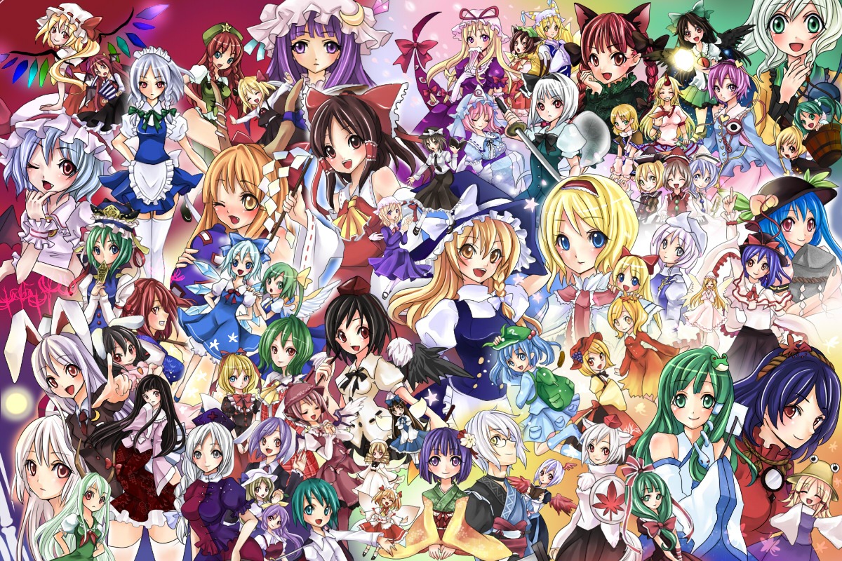 Haou Touhou Aki Minoriko Aki Shizuha Alice Margatroid Chen